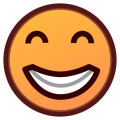 beaming face with smiling eyes