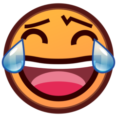 face with tears of joy