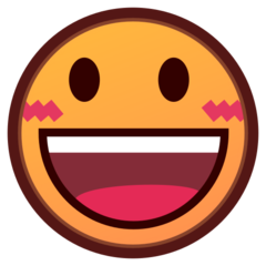 grinning face with big eyes