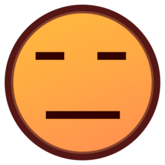 expressionless face