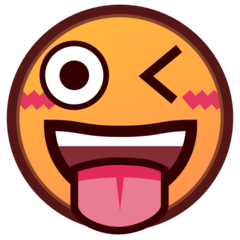 winking face with tongue