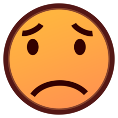 worried face
