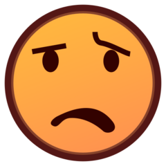anguished face