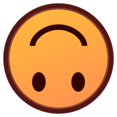upside-down face