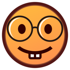 nerd face