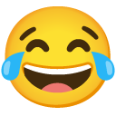 face with tears of joy