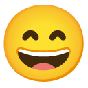 grinning face with smiling eyes