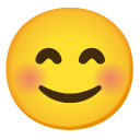 smiling face with smiling eyes