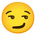 smirking face