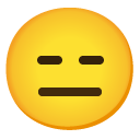 expressionless face