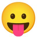 face with tongue