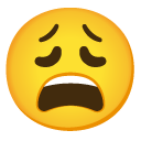 weary face
