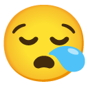 sleepy face