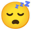 sleeping face