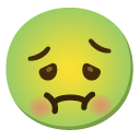 nauseated face