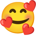 smiling face with hearts