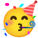 partying face