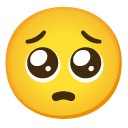 pleading face