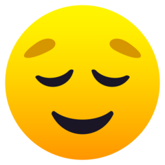 relieved face