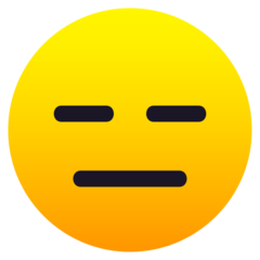expressionless face
