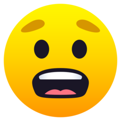 anguished face