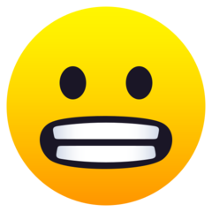 grimacing face
