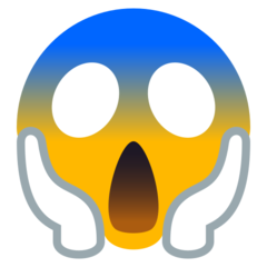 face screaming in fear