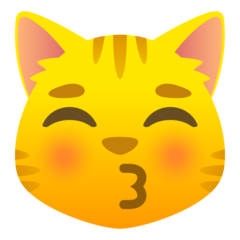 kissing cat