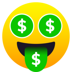 money-mouth face