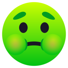 nauseated face