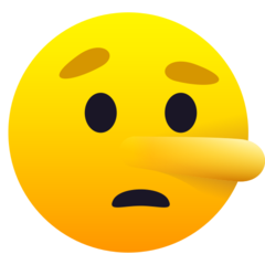 lying face