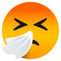 sneezing face