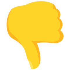 thumbs down
