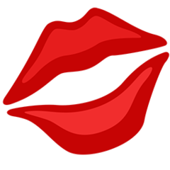 kiss mark