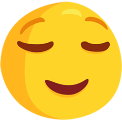 relieved face