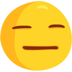 expressionless face