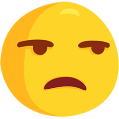unamused face