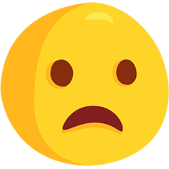 frowning face with open mouth