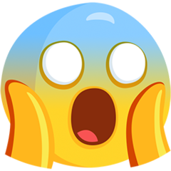 face screaming in fear