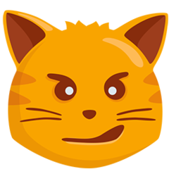 cat with wry smile