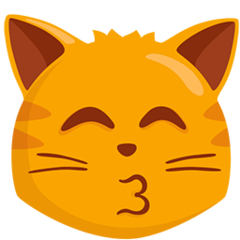 kissing cat