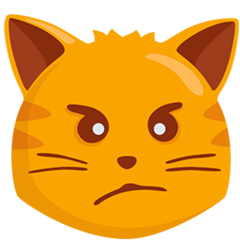 pouting cat