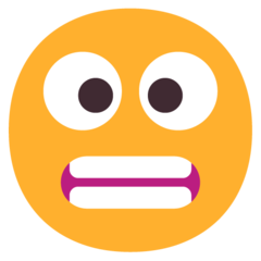 grimacing face