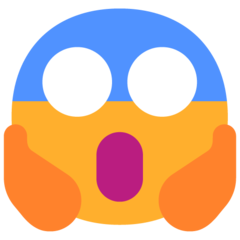 face screaming in fear
