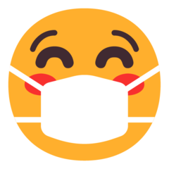 face with medical mask