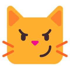 cat with wry smile