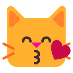 kissing cat