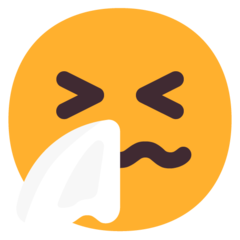 sneezing face