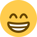 beaming face with smiling eyes