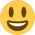 grinning face with big eyes